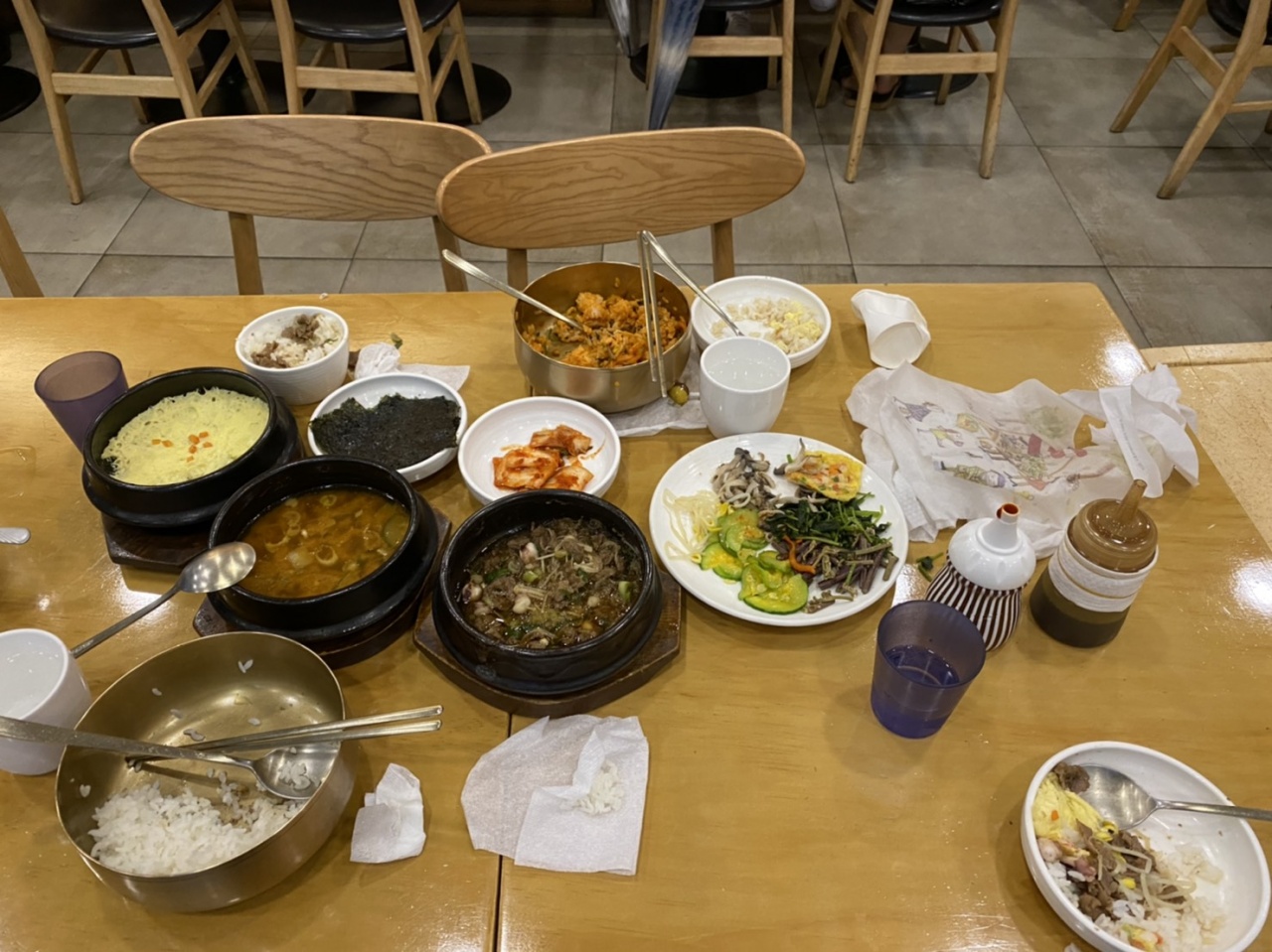 함포비빔밥 매장 방문 후 남겨주신 고객 리뷰 사진입니다.