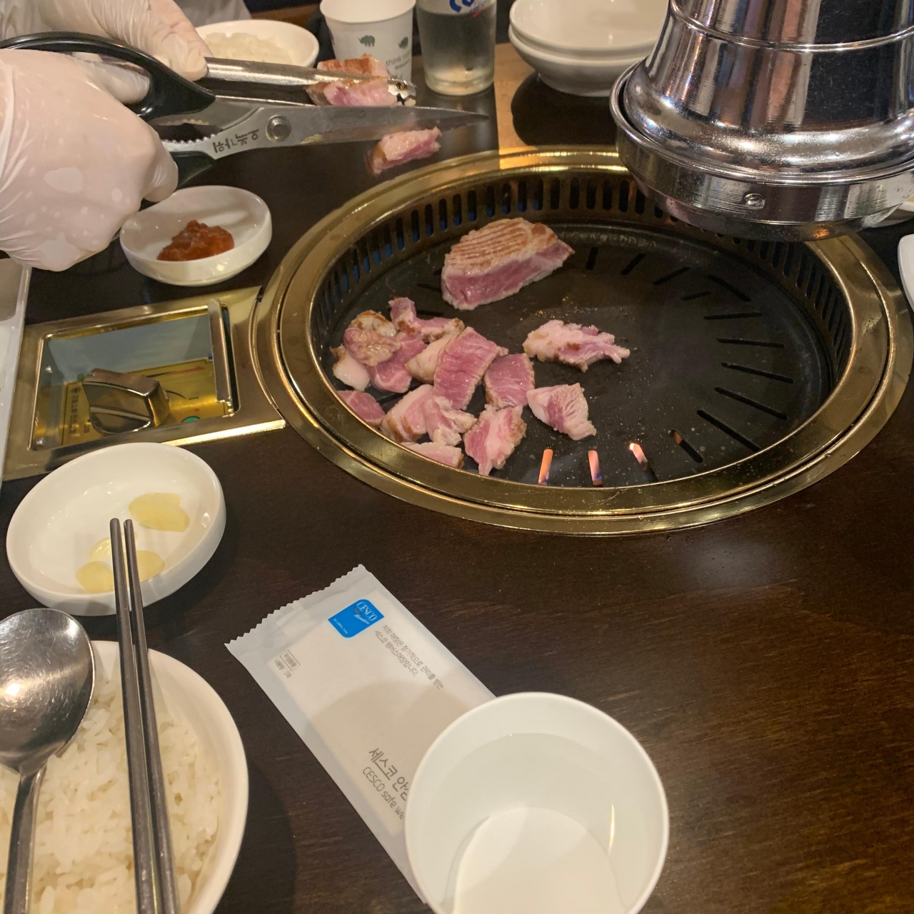 화포식당 매장 방문 후 남겨주신 고객 리뷰 사진입니다.