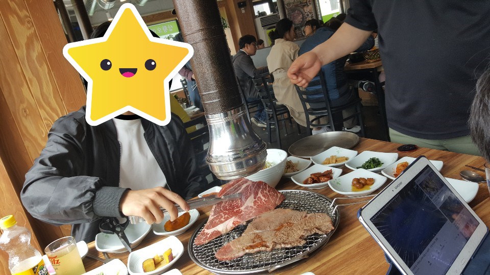 정다운통참숯구이 매장 방문 후 남겨주신 고객 리뷰 사진입니다.