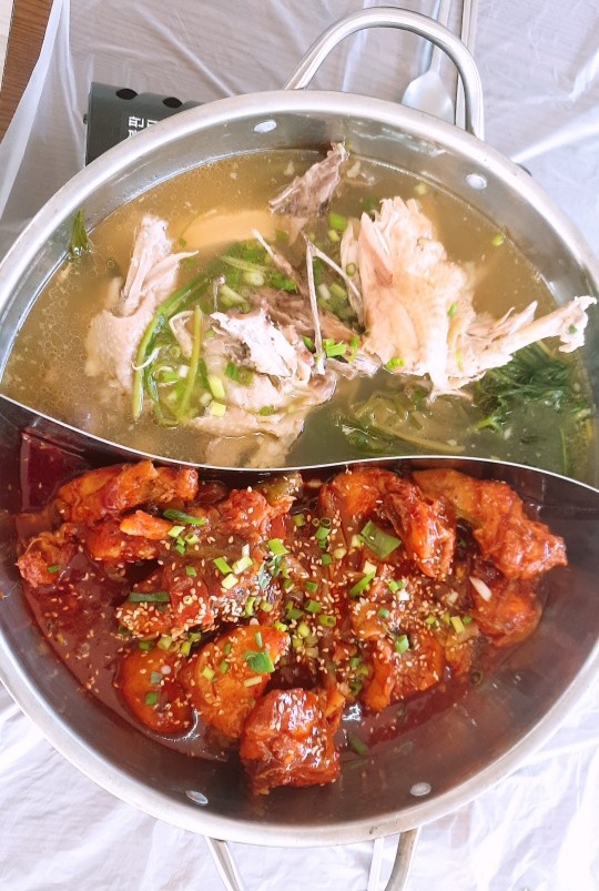 산마을 매장 방문 후 남겨주신 고객 리뷰 사진입니다.