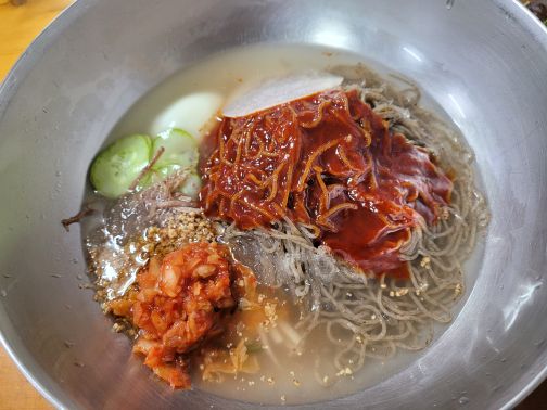 황해순모밀냉면 매장 방문 후 남겨주신 고객 리뷰 사진입니다.