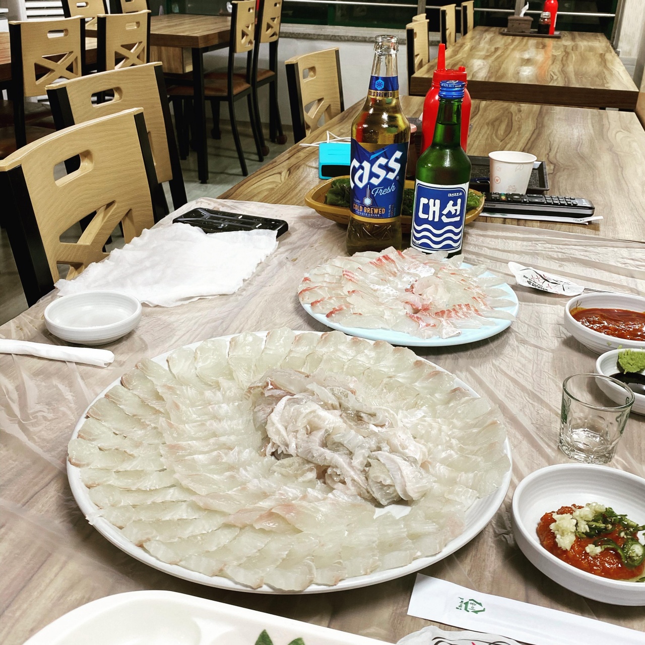 대성초장횟집 매장 방문 후 남겨주신 고객 리뷰 사진입니다.