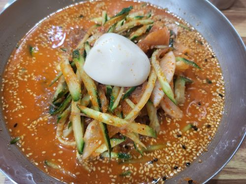 낙산냉면 매장 방문 후 남겨주신 고객 리뷰 사진입니다.