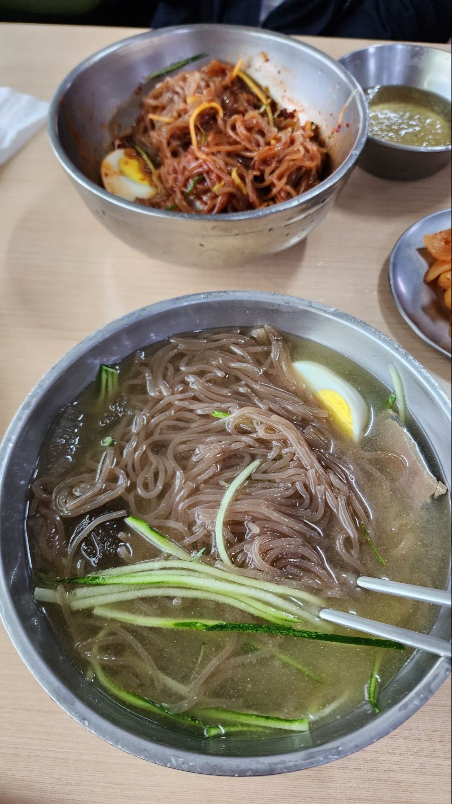 옥천냉면 황해식당 본점 매장 방문 후 남겨주신 고객 리뷰 사진입니다.