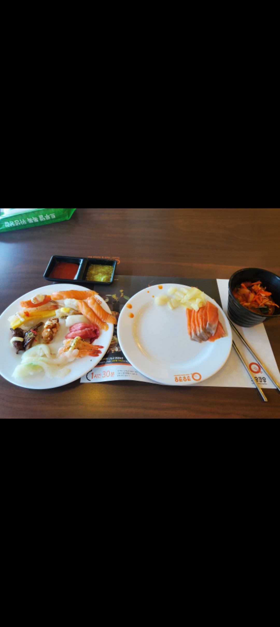 쿠우쿠우 매장 방문 후 남겨주신 고객 리뷰 사진입니다.