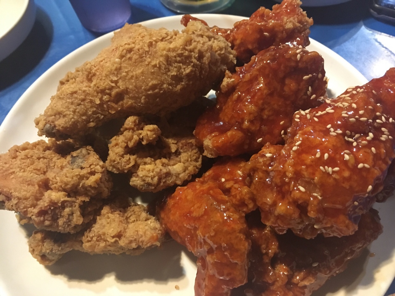 한신치킨호프 매장 방문 후 남겨주신 고객 리뷰 사진입니다.