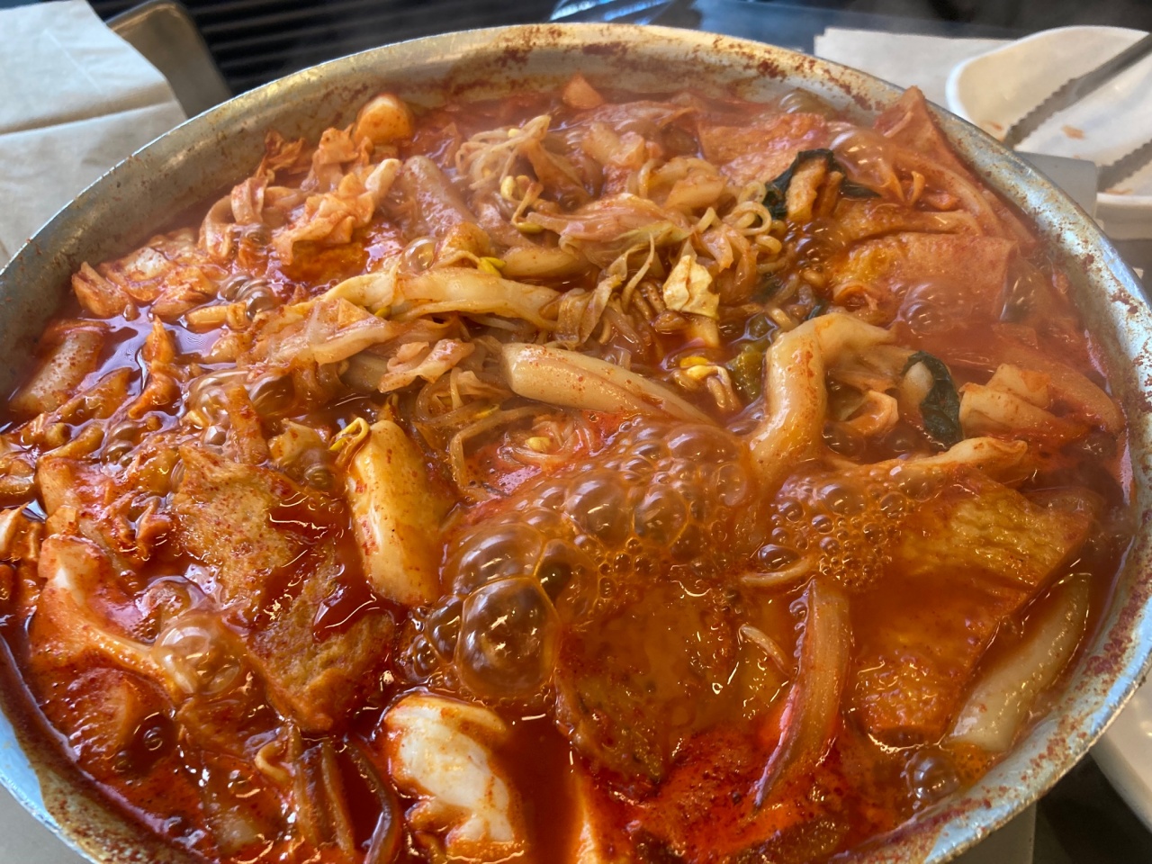 박실장떡볶이 매장 방문 후 남겨주신 고객 리뷰 사진입니다.