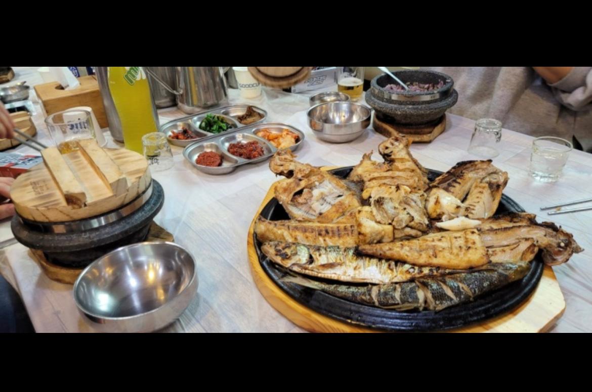 동명항 생선숯불구이 매장 방문 후 남겨주신 고객 리뷰 사진입니다.