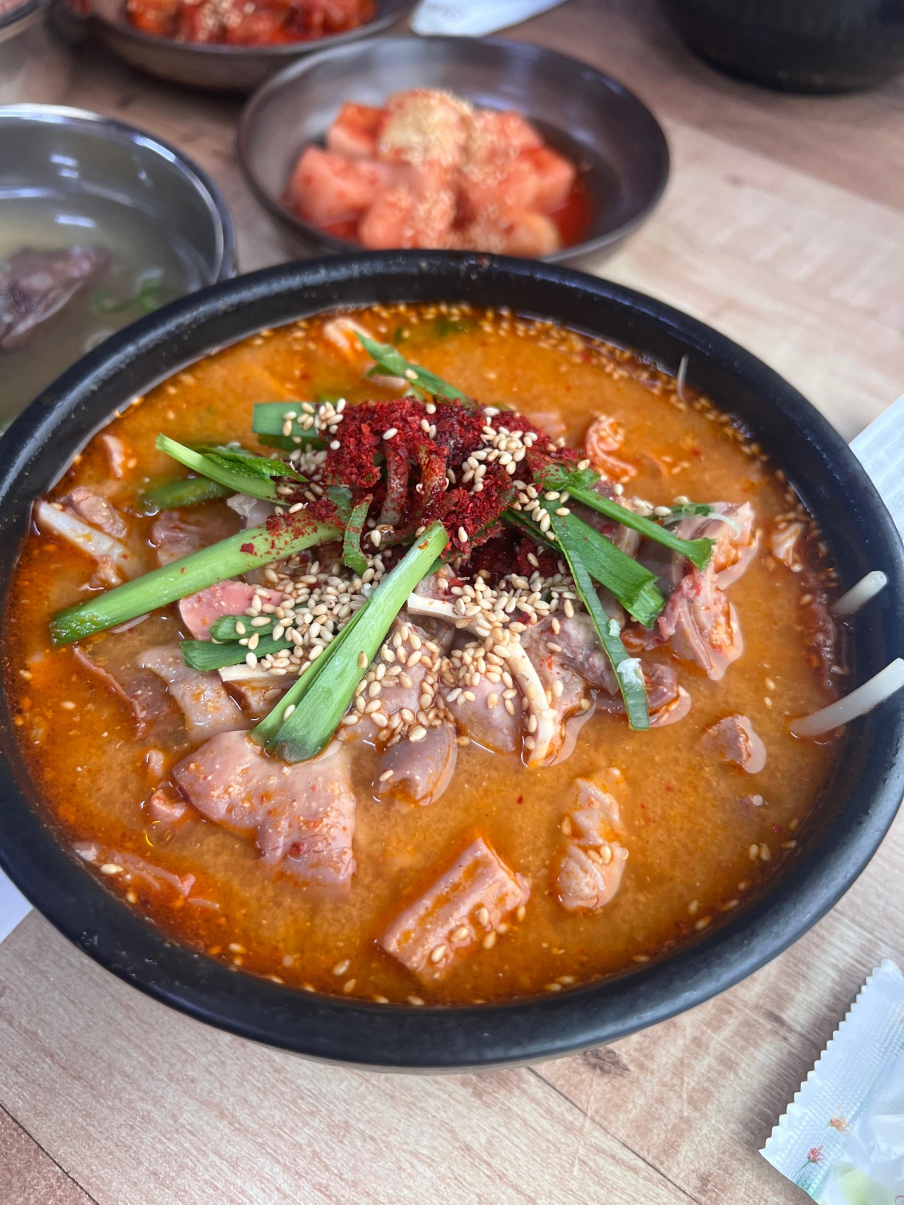 장안식당 매장 방문 후 남겨주신 고객 리뷰 사진입니다.
