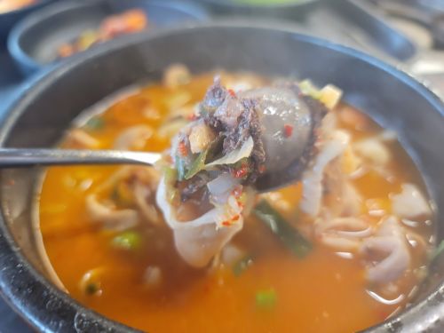 농민순대 매장 방문 후 남겨주신 고객 리뷰 사진입니다.