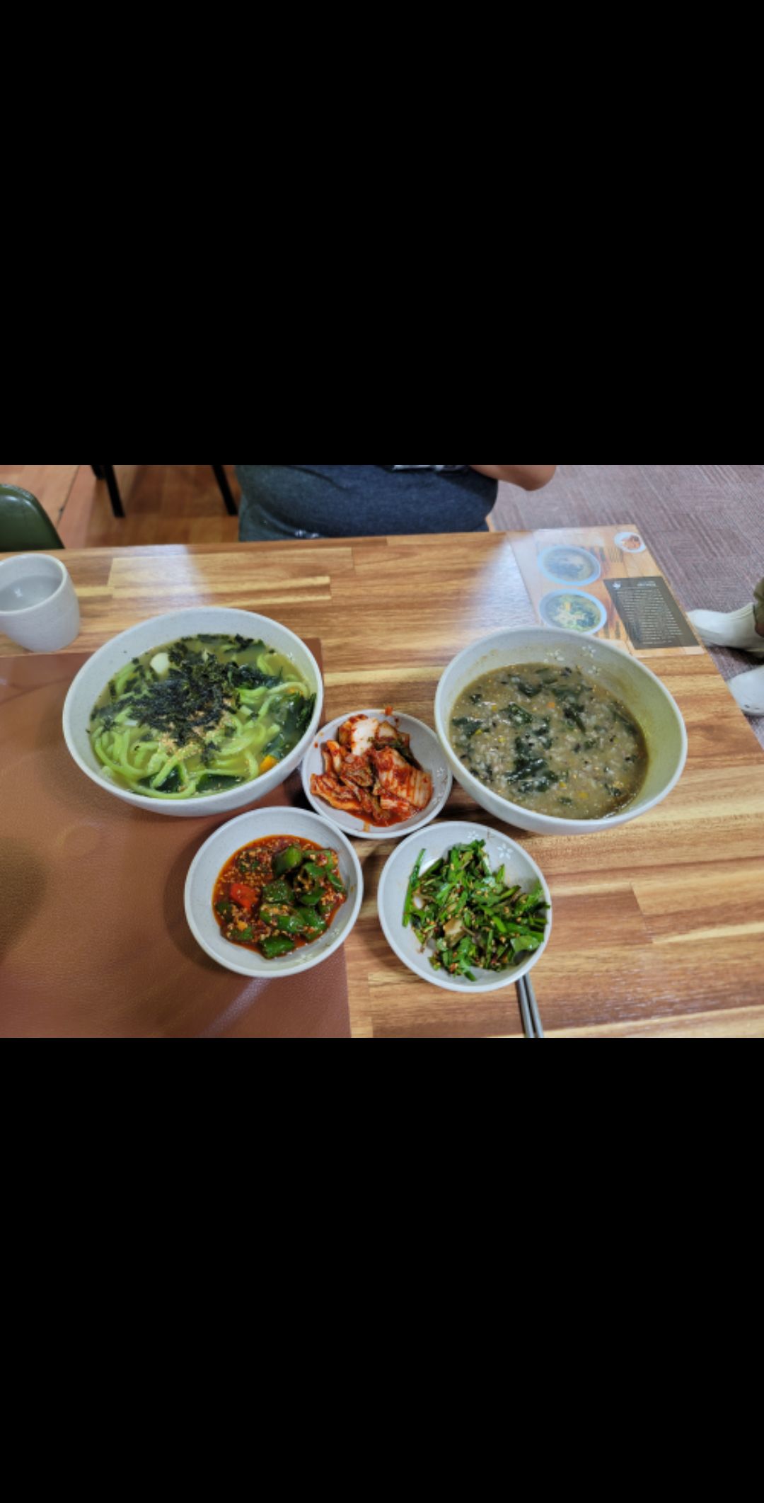 울릉도태양식당 따개비칼국수 매장 방문 후 남겨주신 고객 리뷰 사진입니다.
