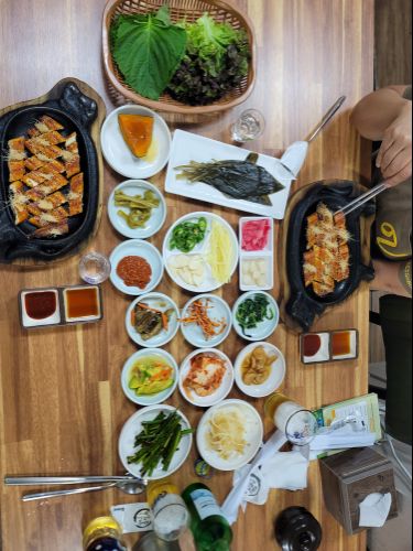 산삼장어구이 매장 방문 후 남겨주신 고객 리뷰 사진입니다.