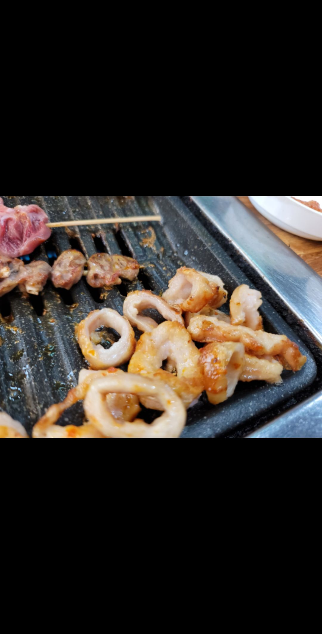 안지랑 곱창 거리 매장 방문 후 남겨주신 고객 리뷰 사진입니다.