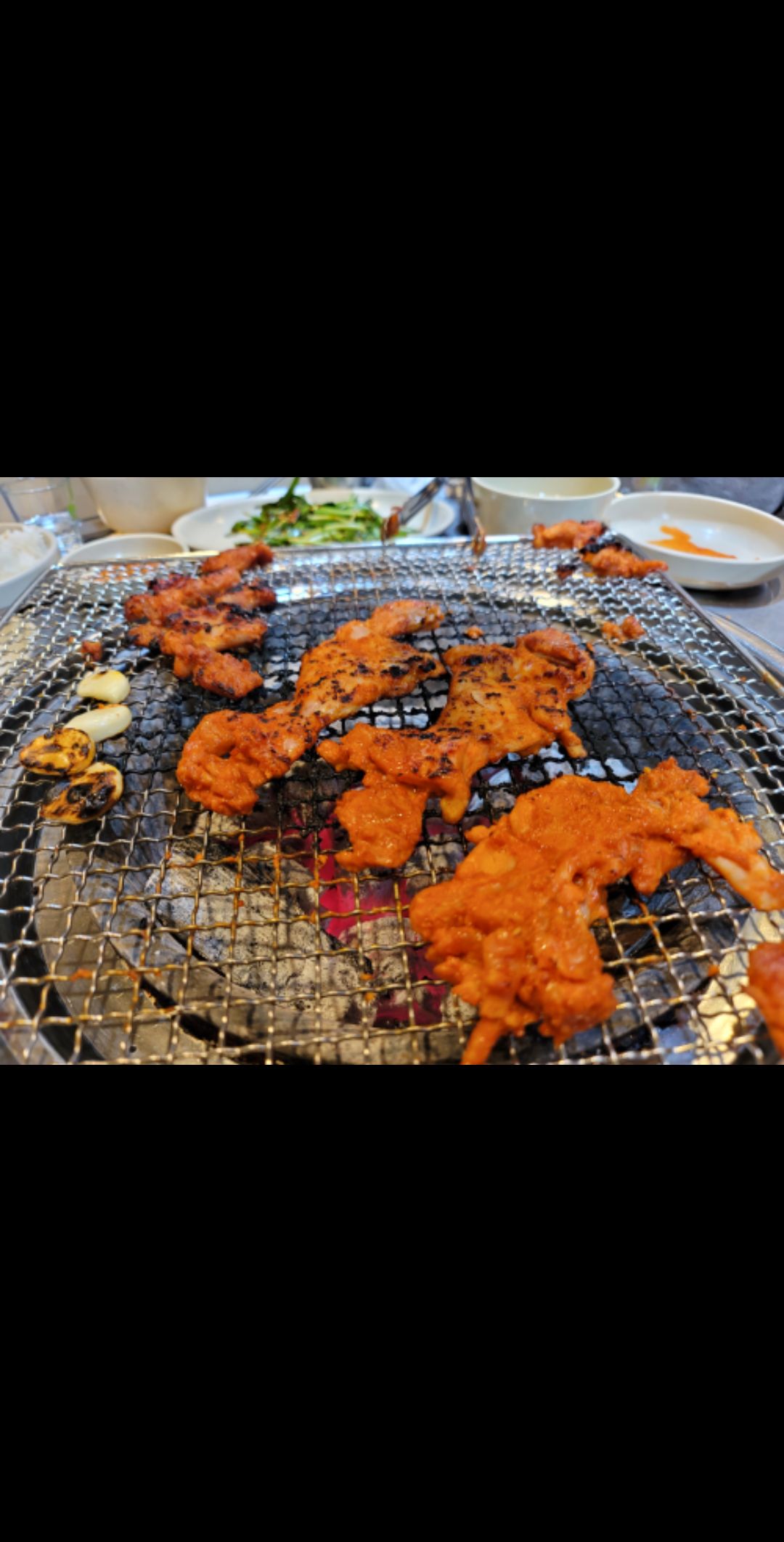 원조숯불닭불고기 매장 방문 후 남겨주신 고객 리뷰 사진입니다.