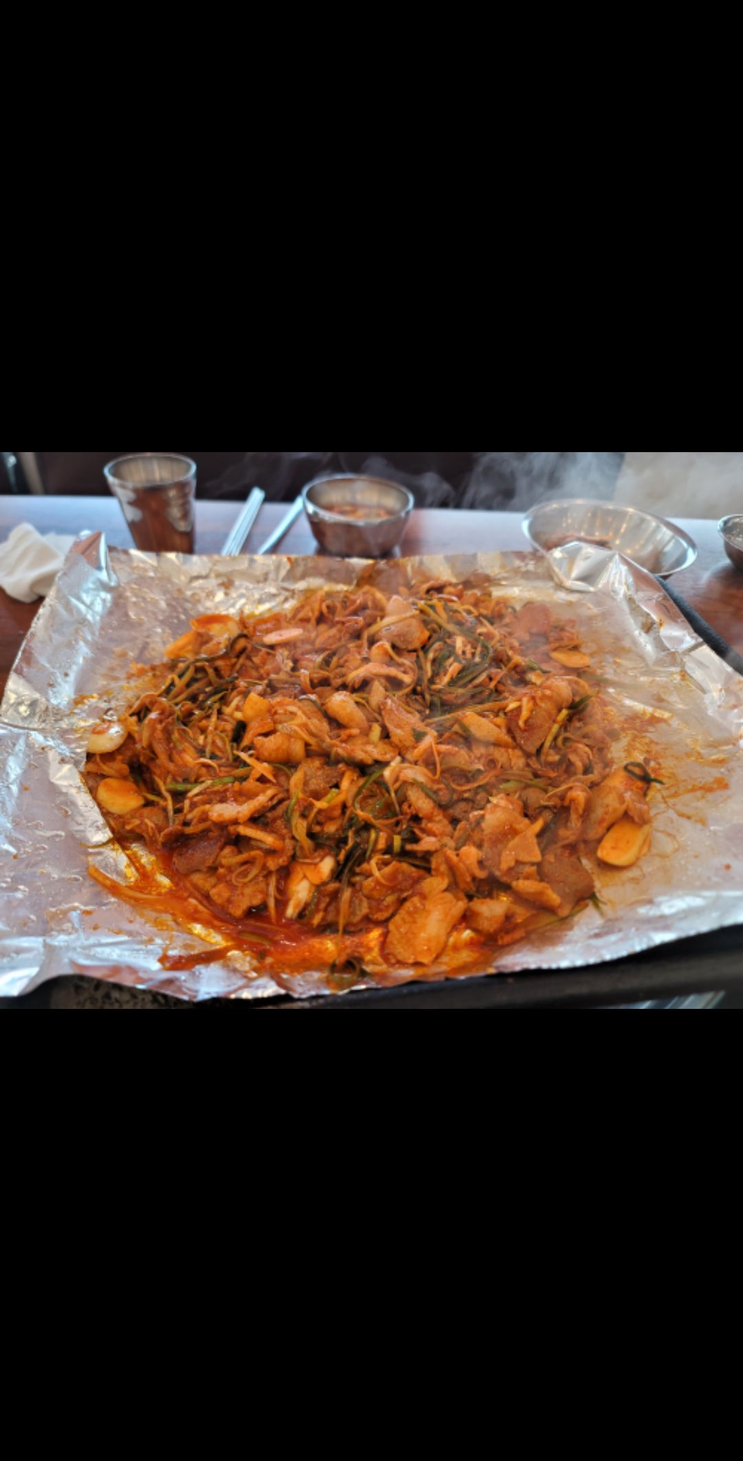 봉용불고기 매장 방문 후 남겨주신 고객 리뷰 사진입니다.