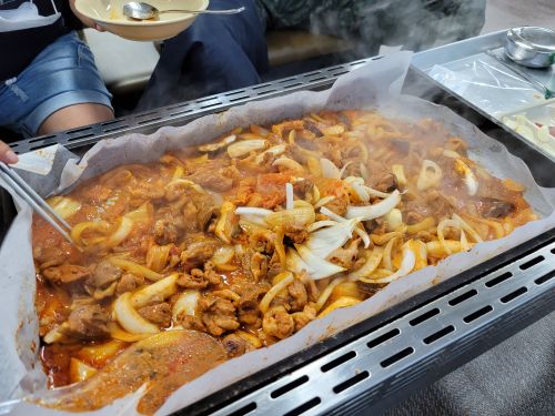 꼬꼬오리주물럭 매장 방문 후 남겨주신 고객 리뷰 사진입니다.