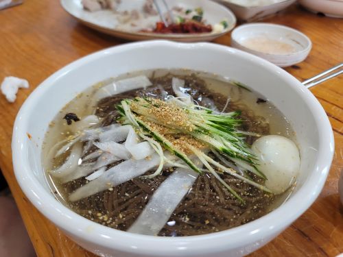 부일막국수 매장 방문 후 남겨주신 고객 리뷰 사진입니다.