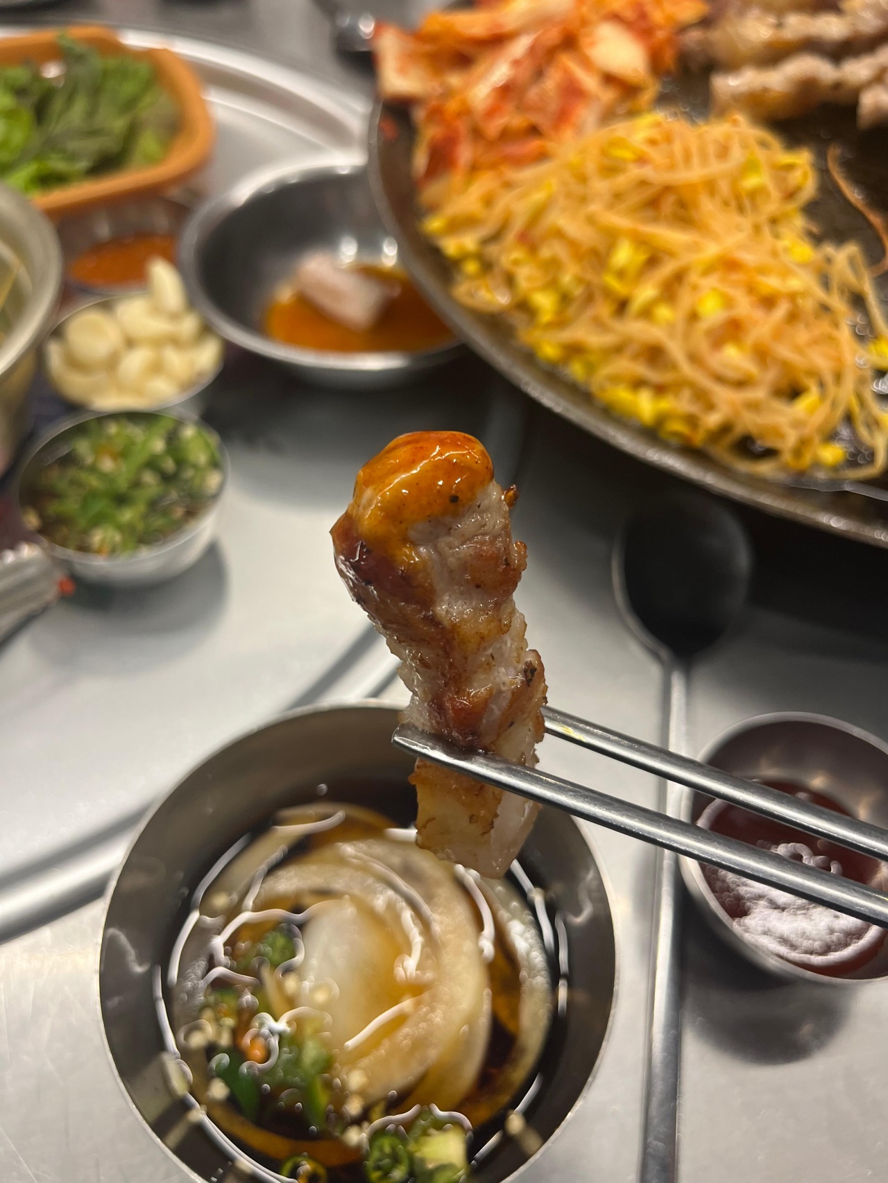 목구멍 신논현점 매장 방문 후 남겨주신 고객 리뷰 사진입니다.