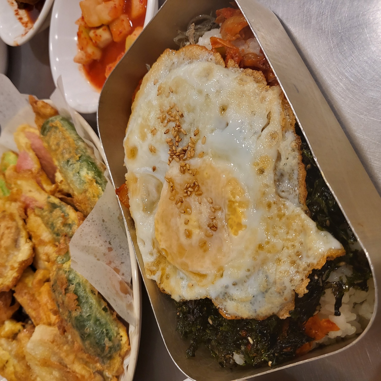 수지빈대떡 매장 방문 후 남겨주신 고객 리뷰 사진입니다.