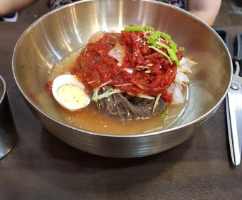 수유골목냉면 매장 방문 후 남겨주신 고객 리뷰 사진입니다.
