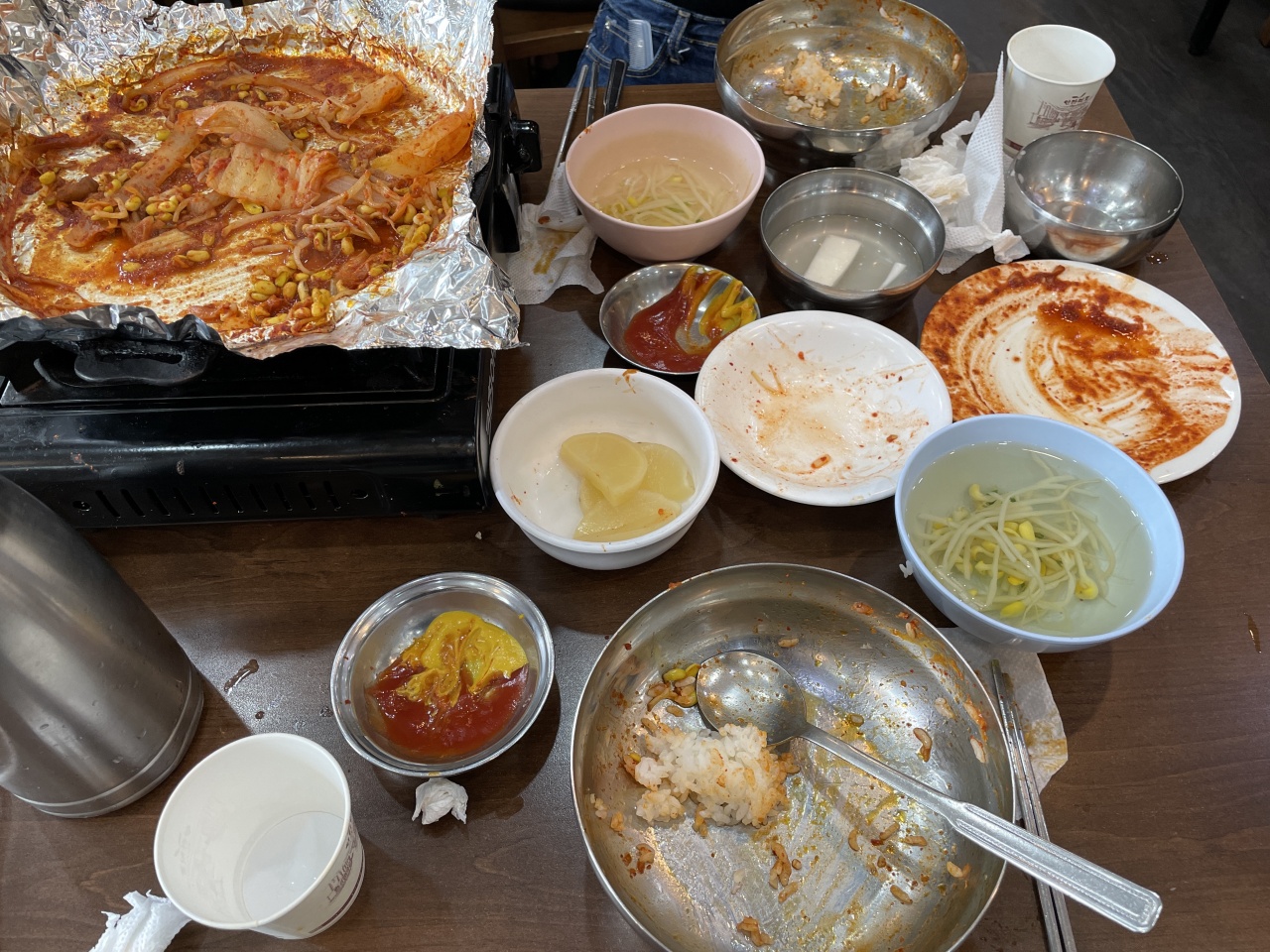 서린낙지 매장 방문 후 남겨주신 고객 리뷰 사진입니다.
