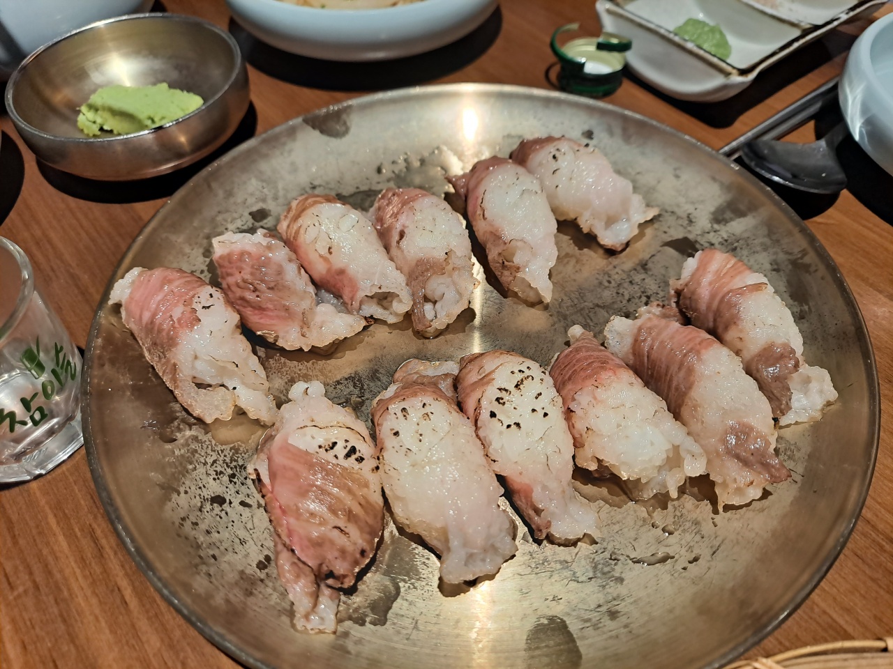 한미옥 매장 방문 후 남겨주신 고객 리뷰 사진입니다.