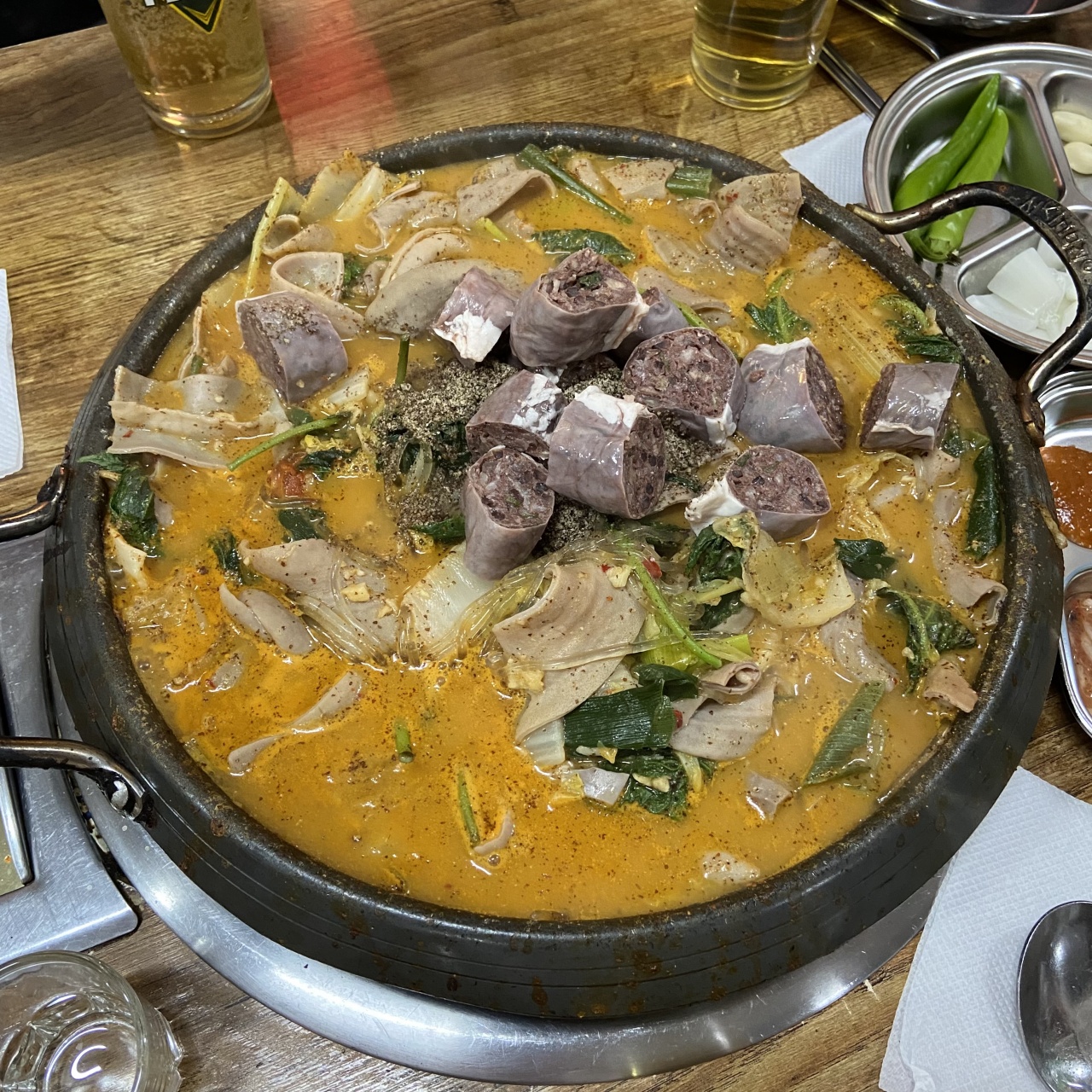 이경문순대곱창 매장 방문 후 남겨주신 고객 리뷰 사진입니다.