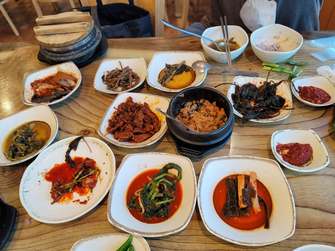 해송쌈밥 매장 방문 후 남겨주신 고객 리뷰 사진입니다.