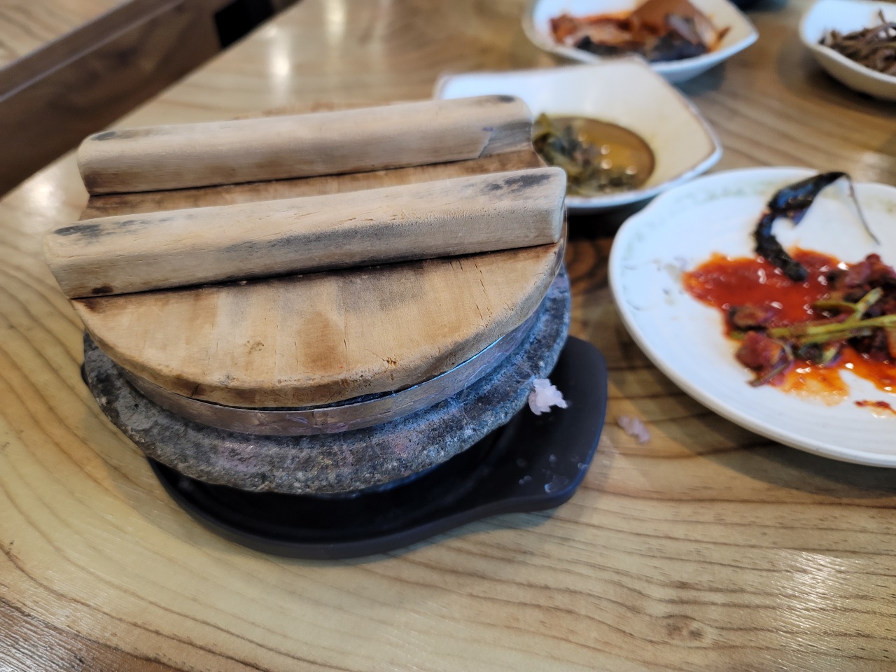 해송쌈밥 매장 방문 후 남겨주신 고객 리뷰 사진입니다.