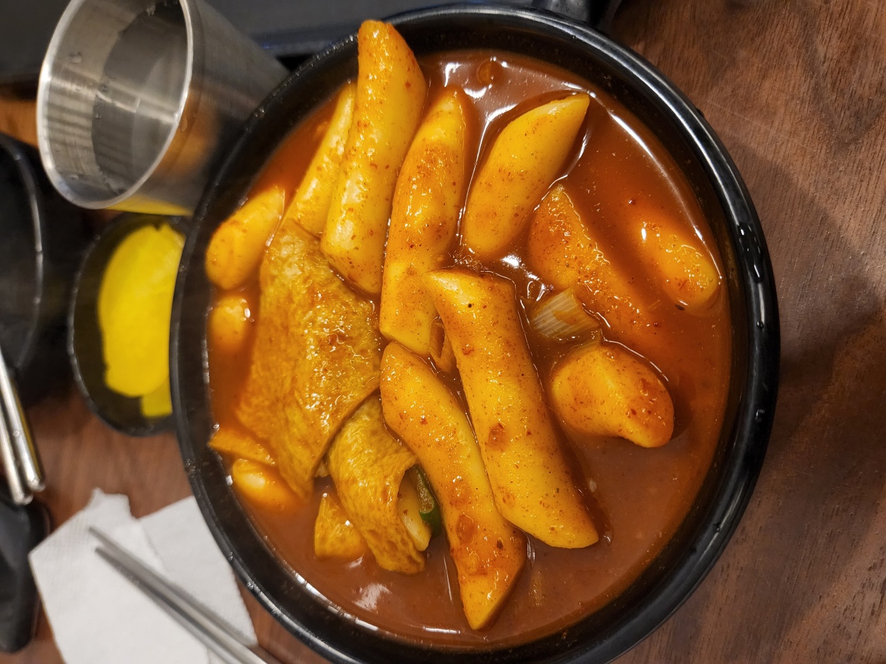 석관동떡볶이 매장 방문 후 남겨주신 고객 리뷰 사진입니다.