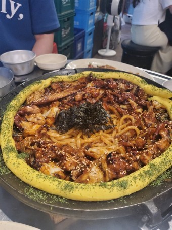파전닭갈비 매장 방문 후 남겨주신 고객 리뷰 사진입니다.