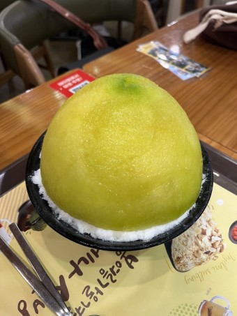 설빙 센트럴시티점 매장 방문 후 남겨주신 고객 리뷰 사진입니다.