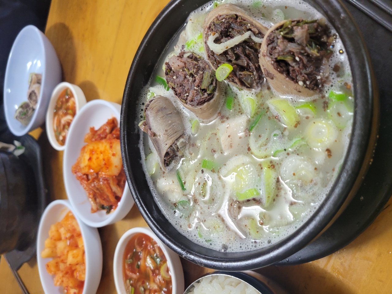 시골순대 매장 방문 후 남겨주신 고객 리뷰 사진입니다.