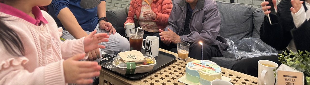 에이바우트커피 용인죽전점 매장 방문 후 남겨주신 고객 리뷰 사진입니다.