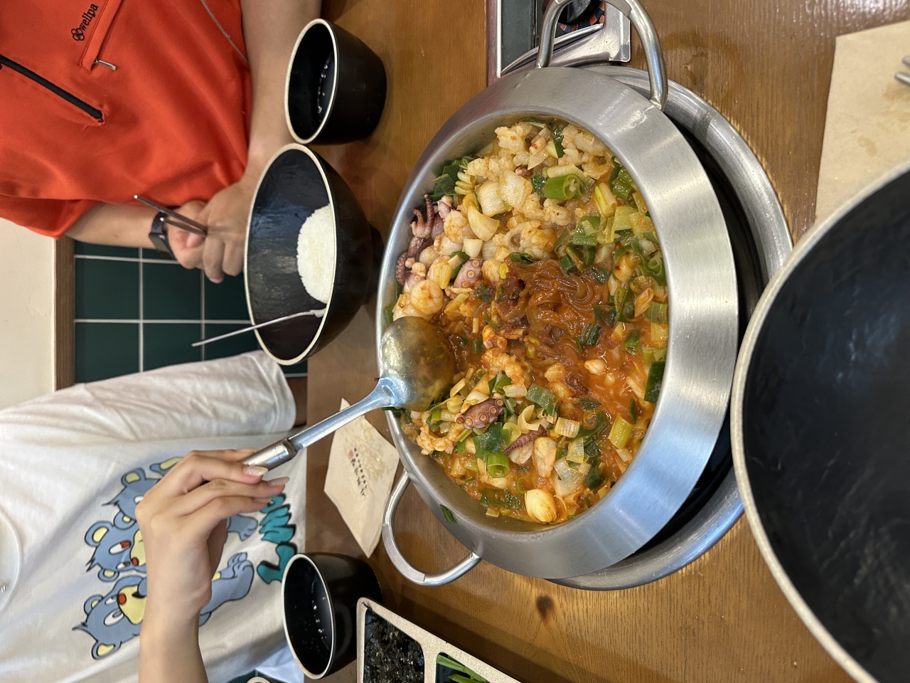 사위식당 판교점 매장 방문 후 남겨주신 고객 리뷰 사진입니다.