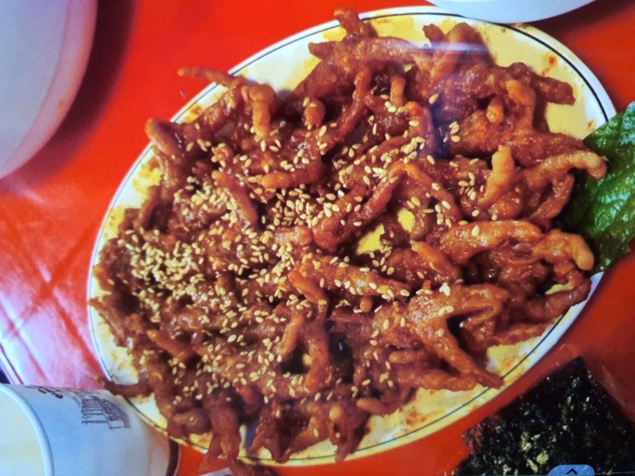 얌얌불닭발 매장 방문 후 남겨주신 고객 리뷰 사진입니다.
