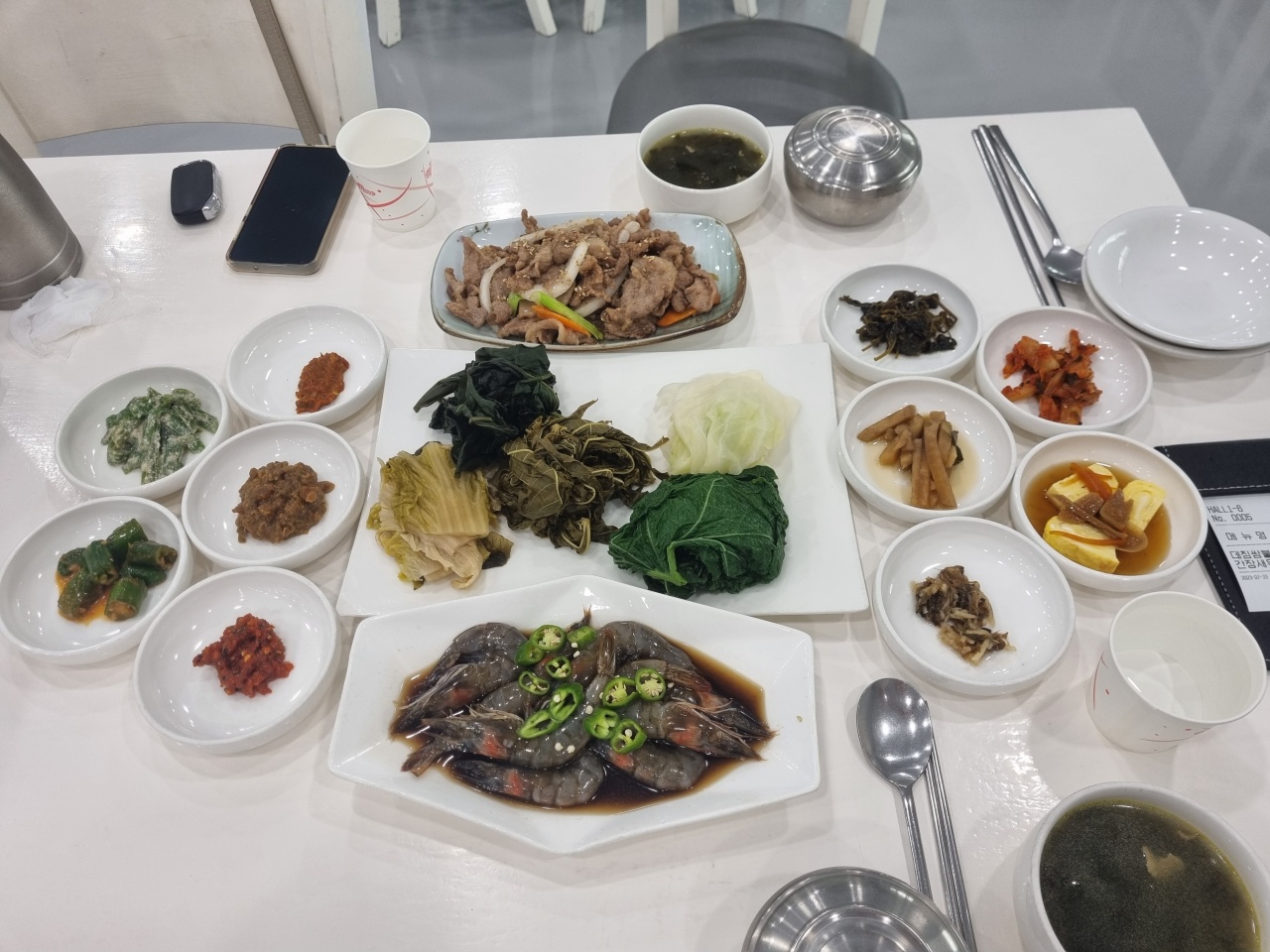 무의도데침쌈밥 매장 방문 후 남겨주신 고객 리뷰 사진입니다.