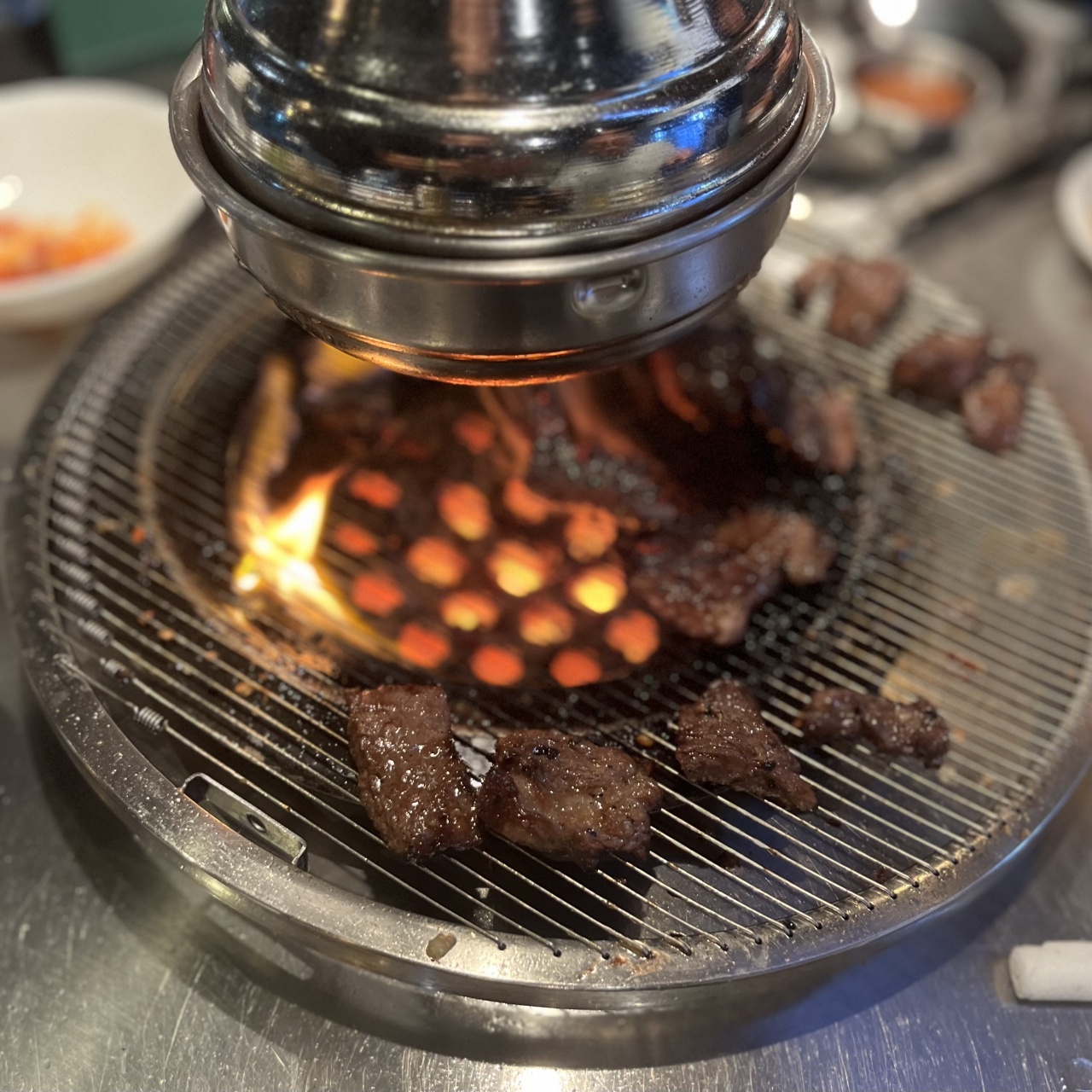 갈빗 매장 방문 후 남겨주신 고객 리뷰 사진입니다.