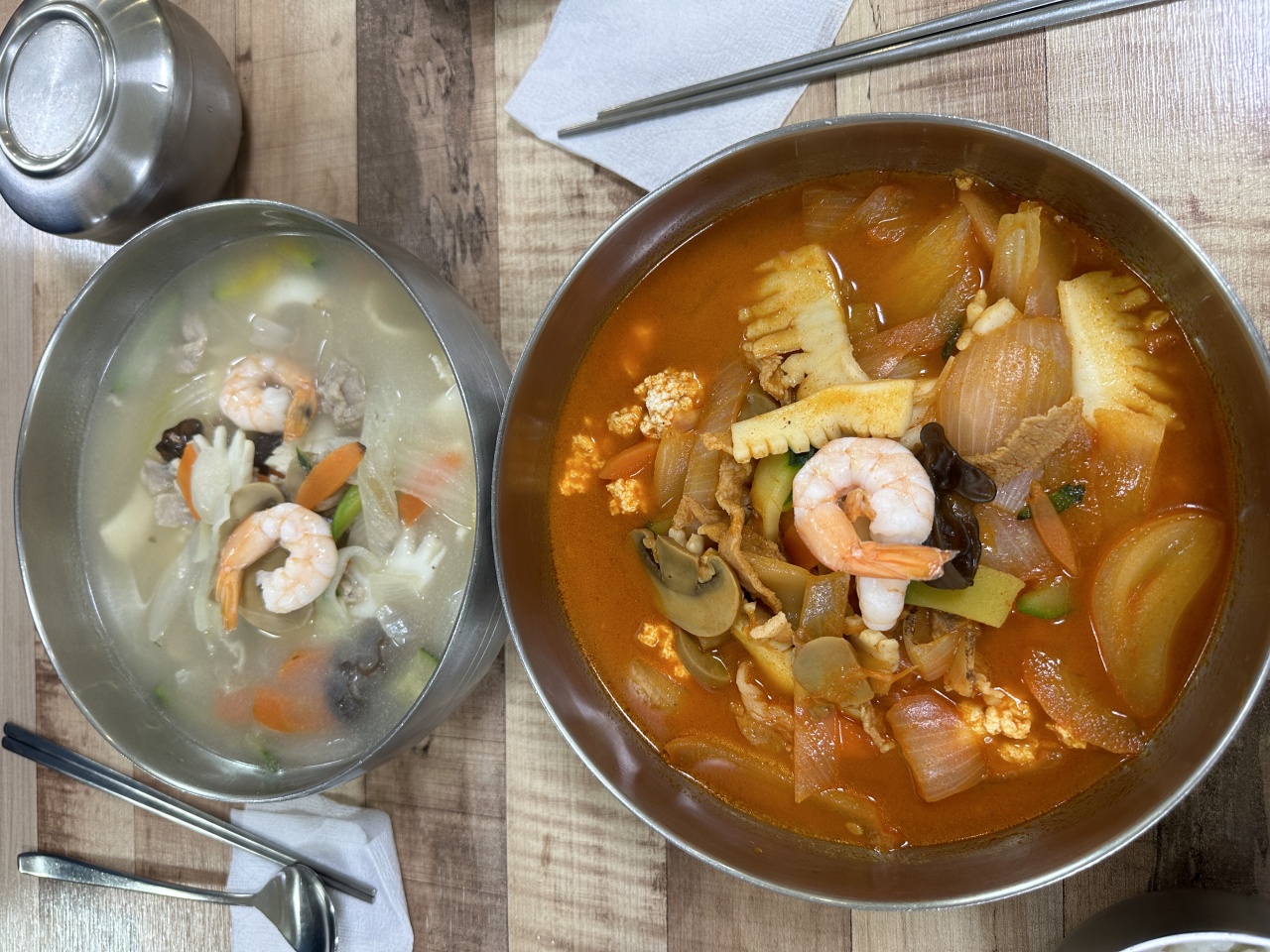 영종도 거해짬뽕순두부 맛집 매장 방문 후 남겨주신 고객 리뷰 사진입니다.
