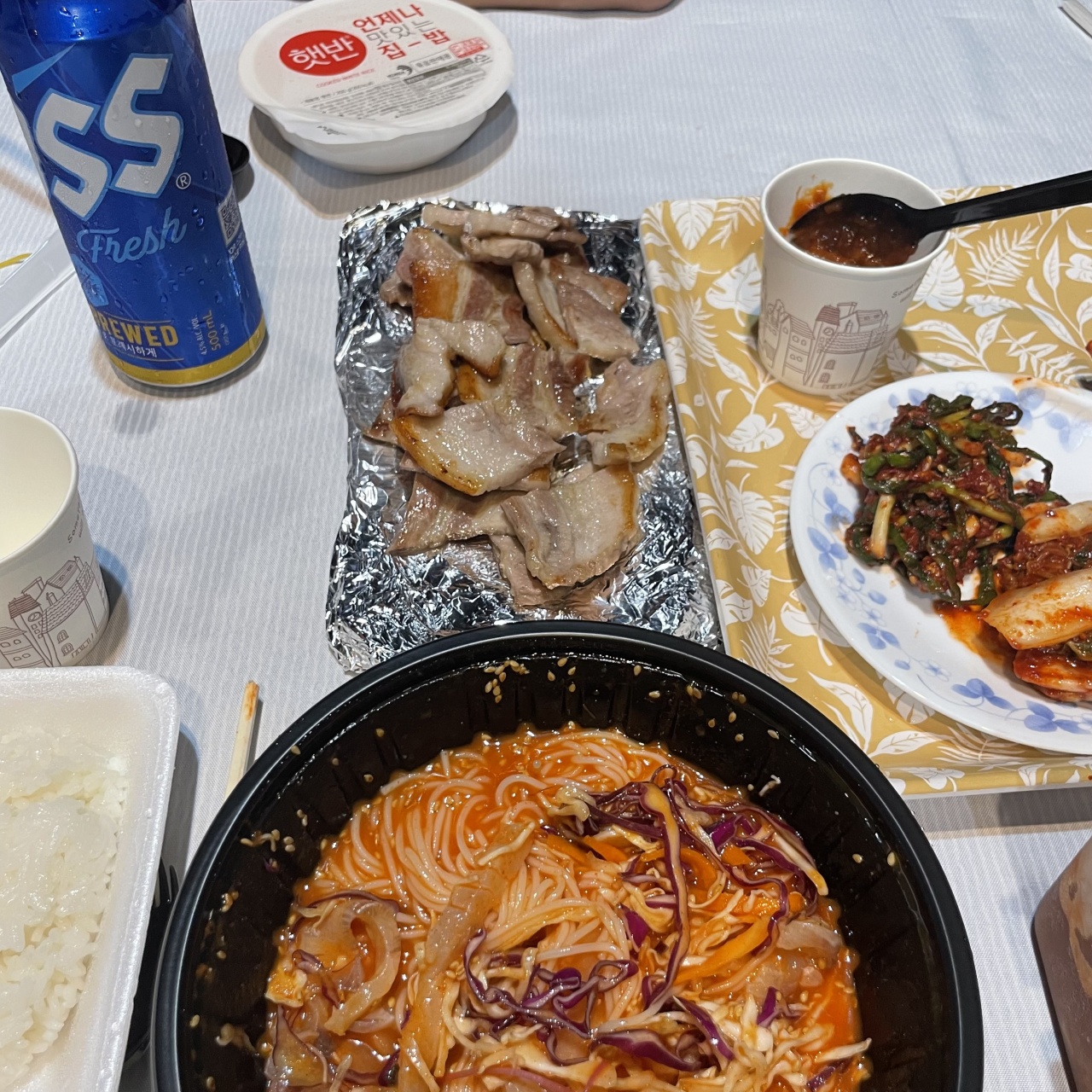 한마음식당 매장 방문 후 남겨주신 고객 리뷰 사진입니다.