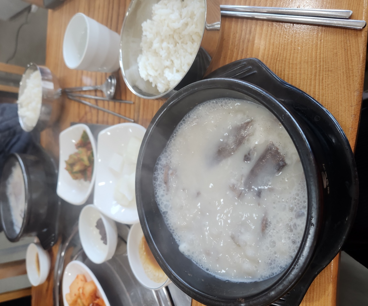 장수옥설렁탕 매장 방문 후 남겨주신 고객 리뷰 사진입니다.
