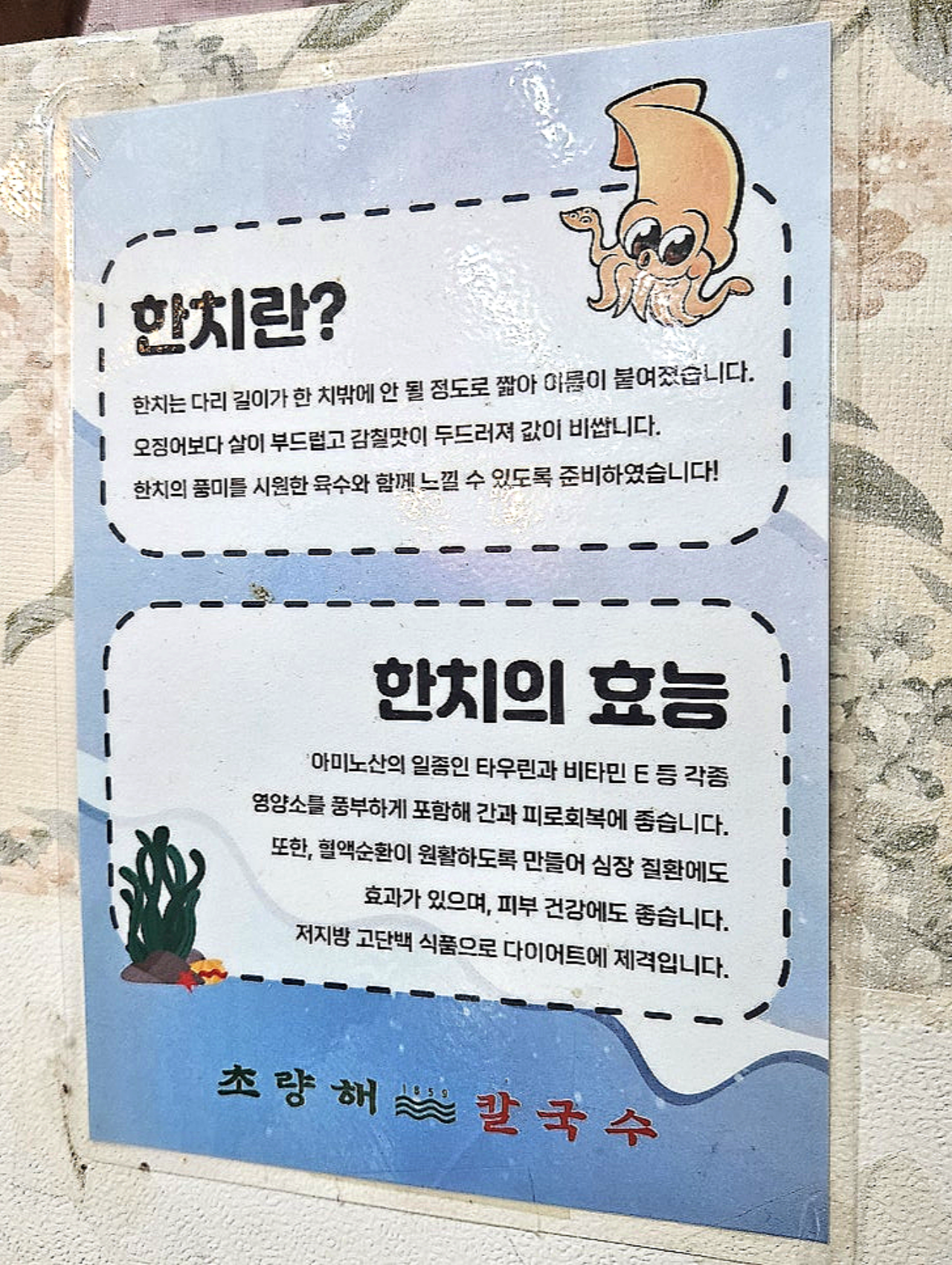 초량해칼국수 부산역점 매장 방문 후 남겨주신 고객 리뷰 사진입니다.