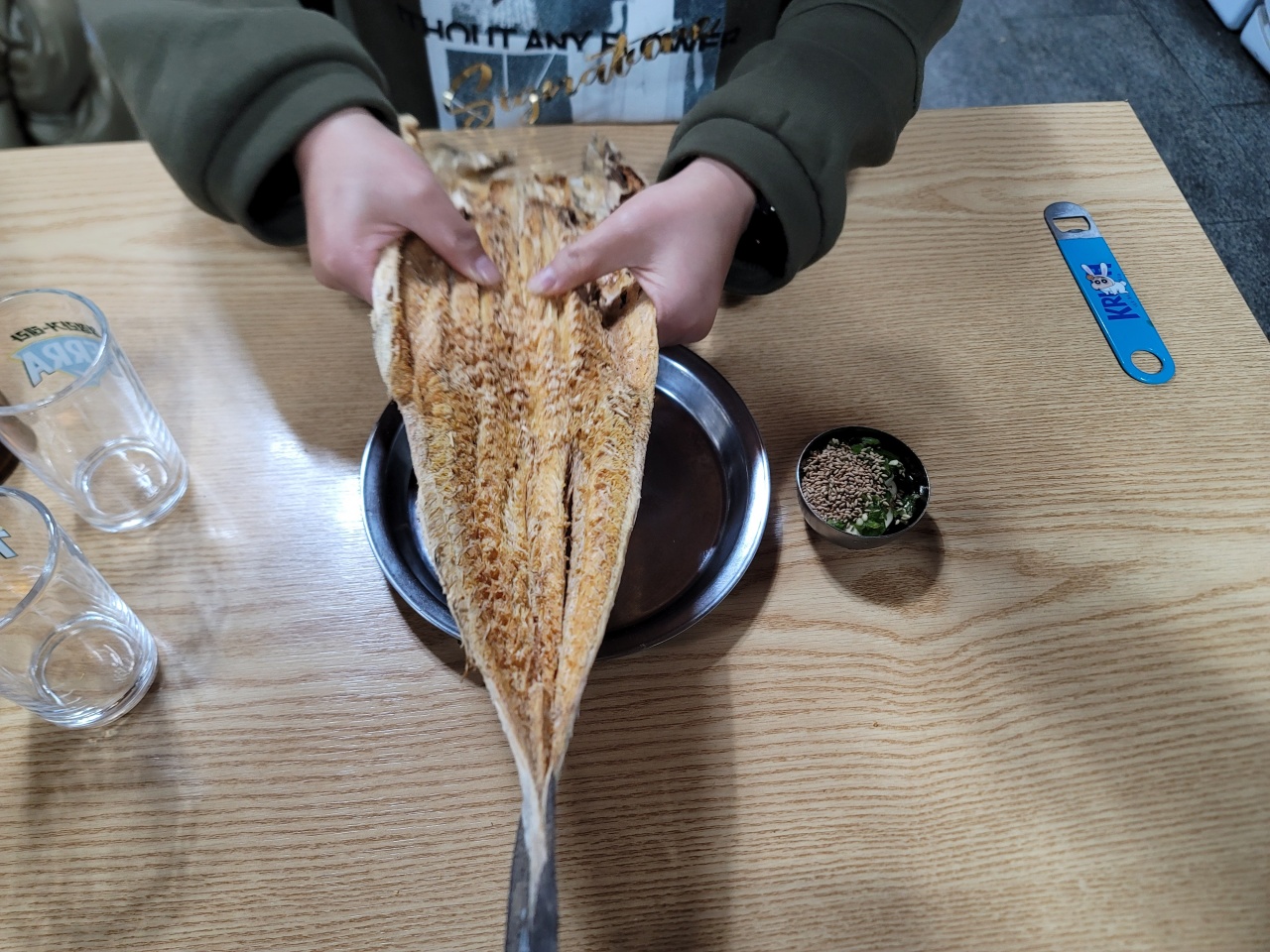 전일갑오 매장 방문 후 남겨주신 고객 리뷰 사진입니다.