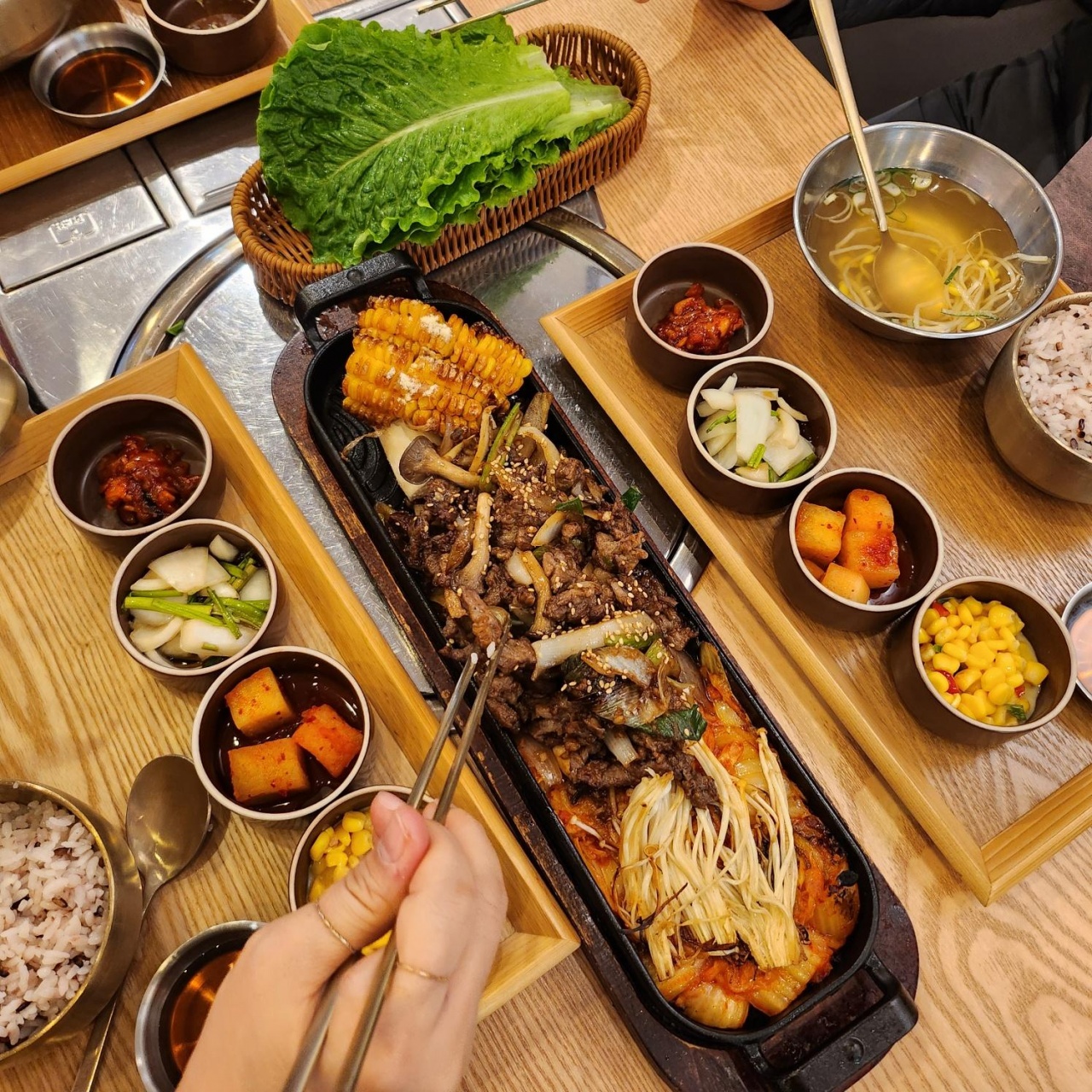 불고기온소반 판교본점 매장 방문 후 남겨주신 고객 리뷰 사진입니다.