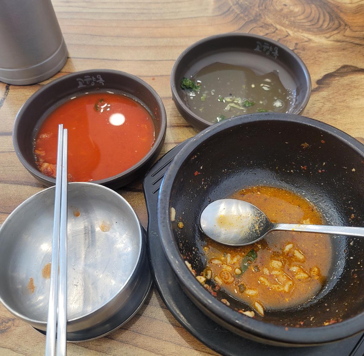 고향옥얼큰순대국 구리갈매점 매장 방문 후 남겨주신 고객 리뷰 사진입니다.