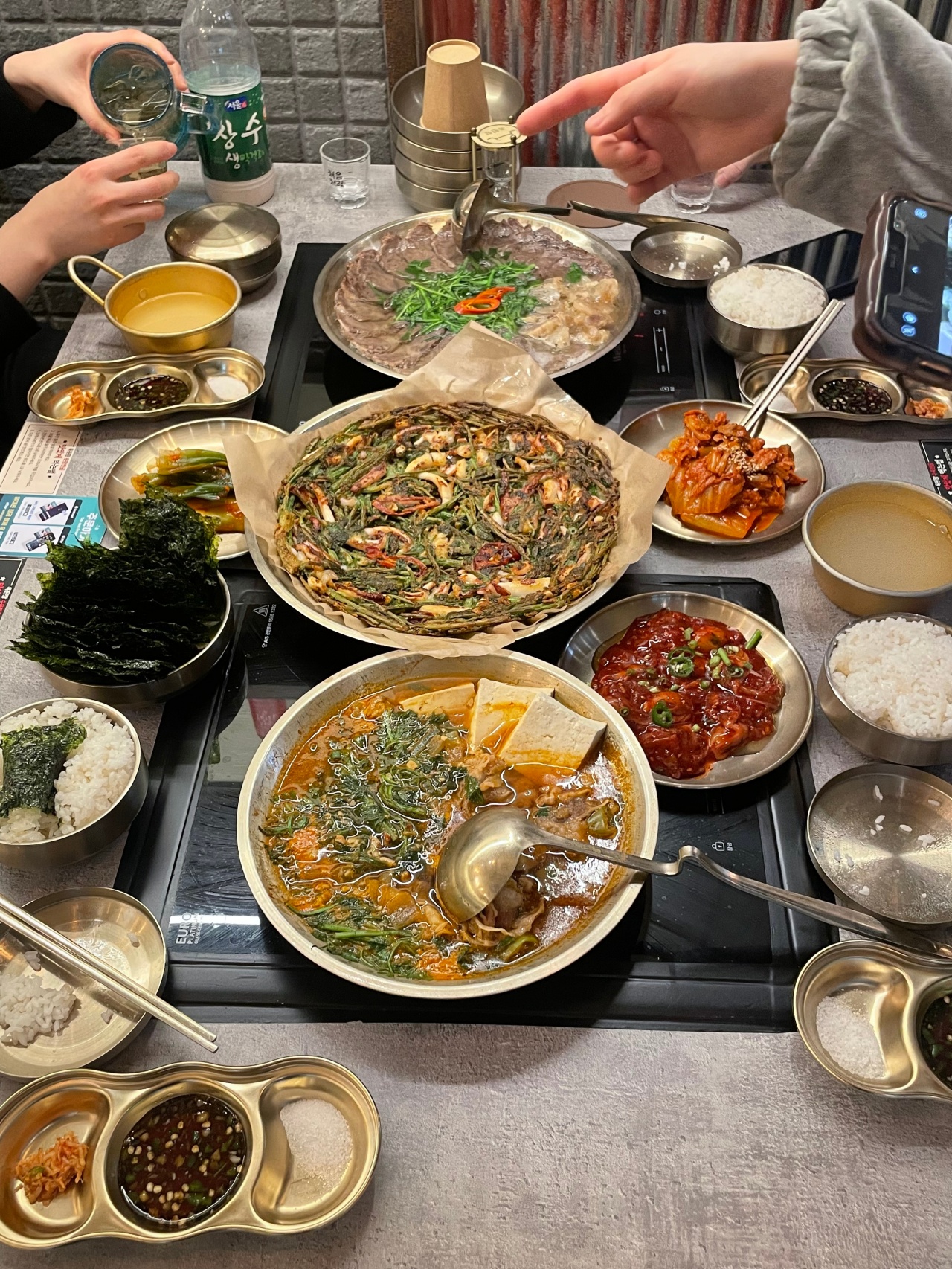 옥된장 공덕점 매장 방문 후 남겨주신 고객 리뷰 사진입니다.