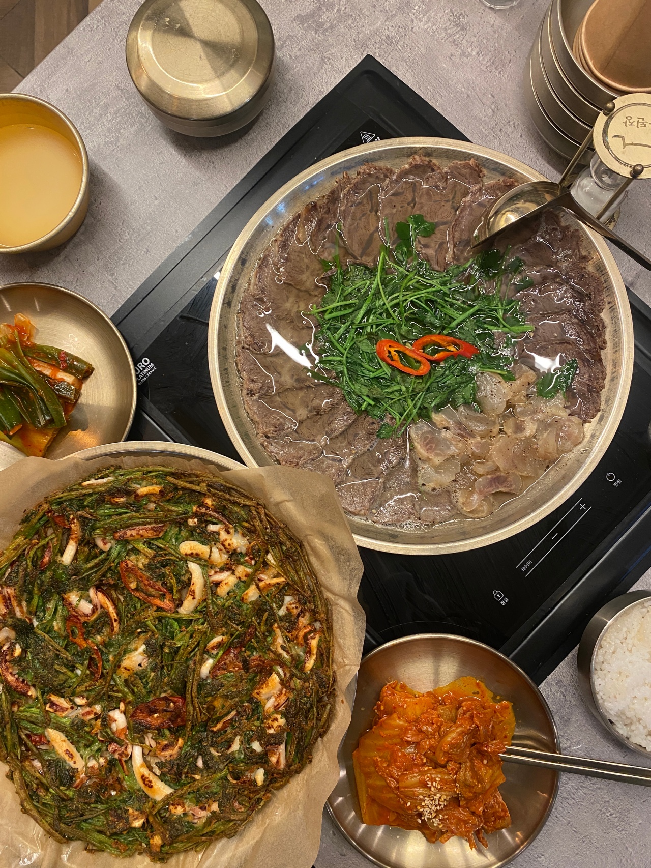 옥된장 공덕점 매장 방문 후 남겨주신 고객 리뷰 사진입니다.