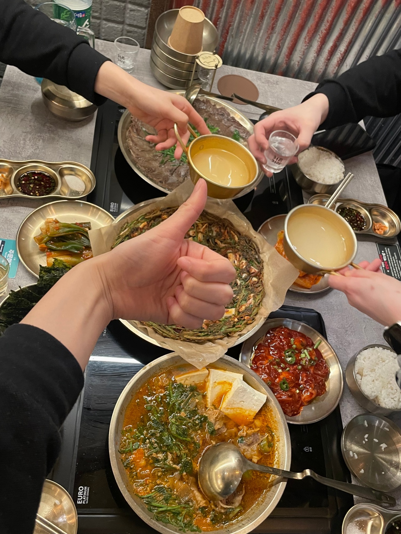 옥된장 공덕점 매장 방문 후 남겨주신 고객 리뷰 사진입니다.