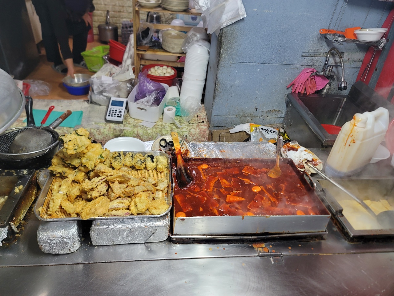 여고시절 카레떡볶이  매장 방문 후 남겨주신 고객 리뷰 사진입니다.