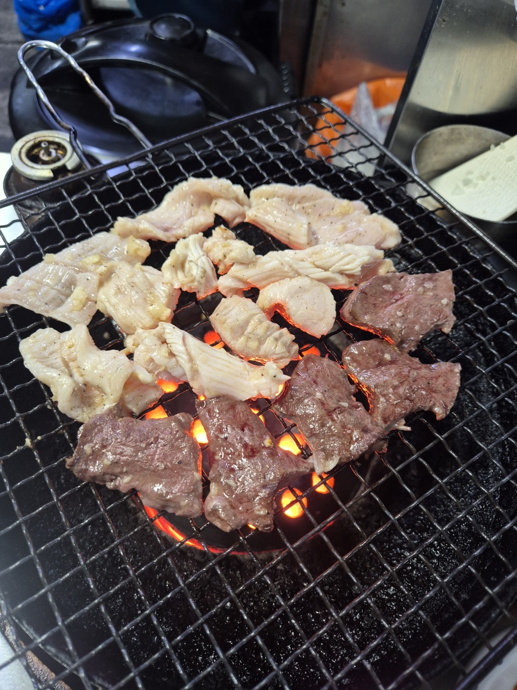백화양곱창 매장 방문 후 남겨주신 고객 리뷰 사진입니다.